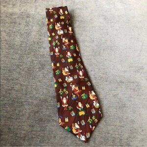 Keith Daniels Santa Print Christmas Tie NWT